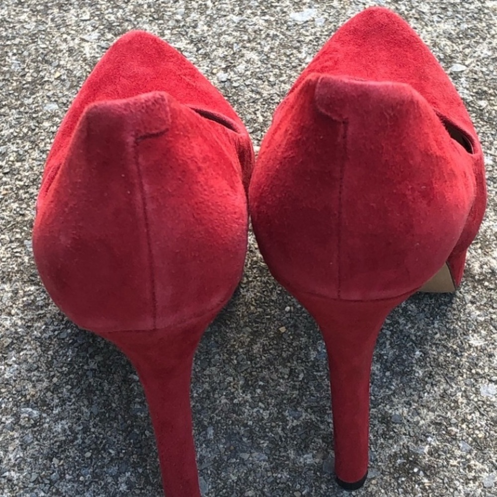 Sexy red Jessica Simpson heels size 6 1/2 - Picture 3 of 5